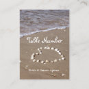 Search for beach place cards Heart