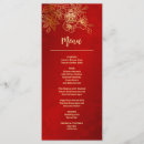 Search for red and gold wedding menus Couple