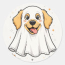 Search for golden retriever stickers Halloween