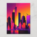 Recherche de graphique moderne cartes postales New york