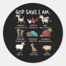 Search for i am god stickers Verse