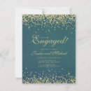 Search for teal engagement party invitations Elegant