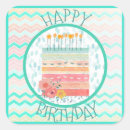 Recherche de corail turquoise autocollants Anniversaire