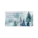 Search for fir return address labels Watercolor