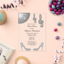 Search for 5x7 high heels sweet 16 invitations For her