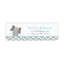 Search for elephant baby shower return address labels Grey