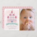 Search for princess 1st birthday invitations Castle