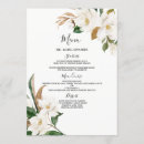 Search for floral wedding menus Watercolor