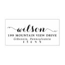 Search for curved rubber stamps Elegant