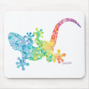 Recherche de gecko tapis souris Illustration