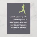 Recherche de jogger cartes postales Exécution