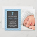 Search for unique christening invitations Boy