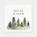 Search for pine tree napkins Evergreen trees