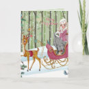 Search for sleigh ride christmas cards Reindeer