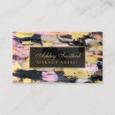 Search for acrylic artist business cards Black