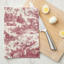 Search for red tea towels Toile de jouy