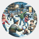 Search for snowball fight stickers Nostalgic
