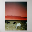 Search for cowboy sunset art Vintage