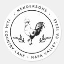 Search for rustic rooster stickers Country