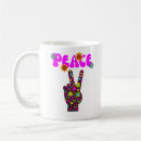 Recherche de style hippie tasses Paix