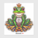 Recherche de crapaud drôle autocollants Vert