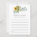 Recherche de douche nuptiale de tournesol conseil cartes Aquarelle