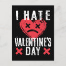 Recherche de anti valentines postcards Célibataire