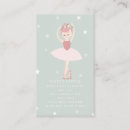 Search for ballerina enclosure cards Girl baby shower