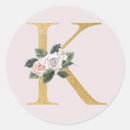 Search for initial letter k stickers Gold