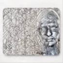 Search for human head mousepads Black and white