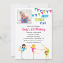 Search for jump party invitations Gymnastic