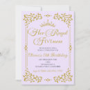 Search for her royal fiveness birthday invitations Girl