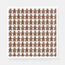 Search for gingerbread man napkins Festive