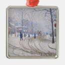 Search for street in the snow ornaments Cold