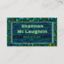 Search for stained glass business cards Green