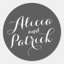 Search for hand lettered wedding stickers Modern