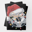 Recherche de football papier cadeau Xmas