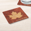 Search for maple leaf coasters Rustic