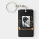 Search for yellow and grey keychains For her