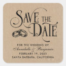 Search for save the date kraft stickers Typography