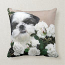Search for shih tzu pillows Black and white