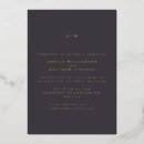 Recherche de violet foncé invitations Minimaliste