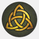 Search for trinity knot stickers Gold