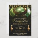 Search for animal print birthday invitations Gold