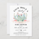 Search for succulent baby shower invitations Taco bout a baby