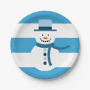 Recherche de bonhommes de neige assiettes Fête de noël