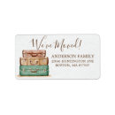 Search for luggage return address labels New home