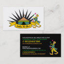 Search for circus business cards Clown