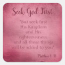 Search for god first stickers Bible verse