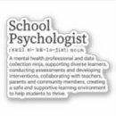 Search for school psychologists stickers Mental health